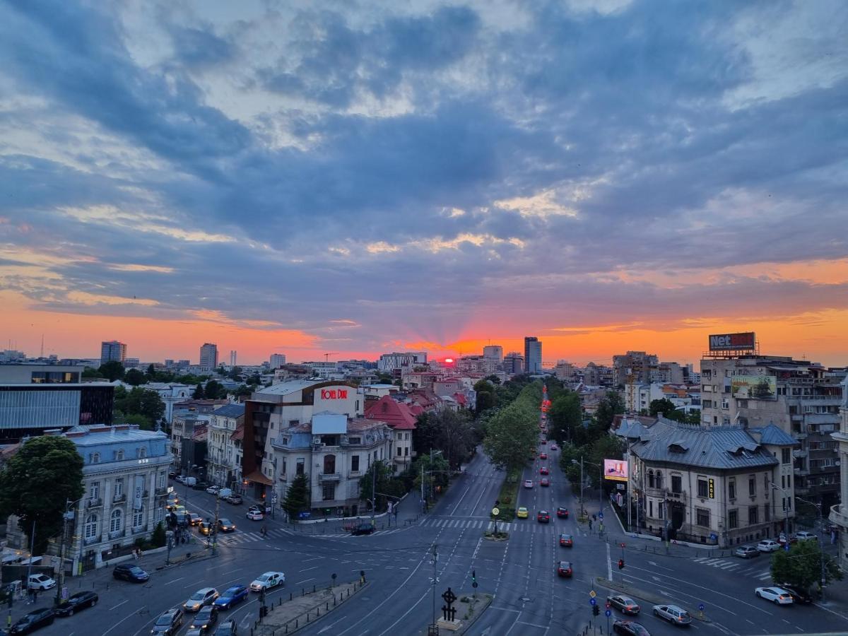 Golden Studio- Panoramic View With Terrace Bukurešť Exteriér fotografie